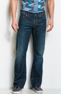 J101 - Authentic Distressed Bootcut Jean<br>Online Exclusive