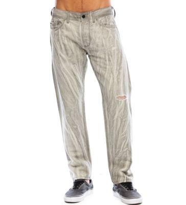 J66 - Distressed Grey Wash Jean