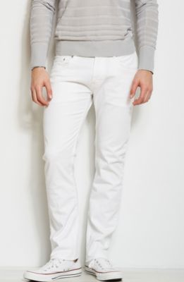 J66 - White Stretch Jean<br>Online Exclusive