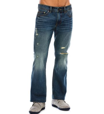 J102 - Destruction Wash Bootcut Jean