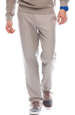 Crisp Linen Dress Pant
