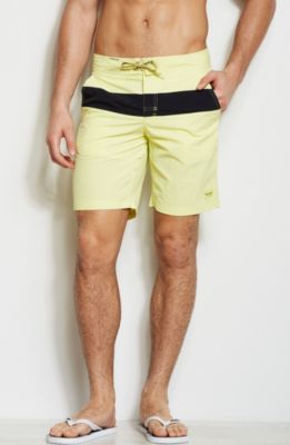 Striped Colorblock Swim Short