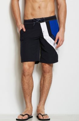 Logo Stripe Swim Short
