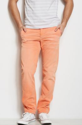 Distressed Neon Pant