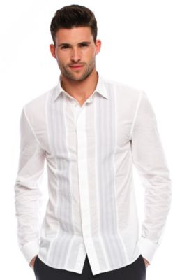 Inset Striped Shirt 