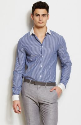 Banker Stripe Shirt<br>Online Exclusive