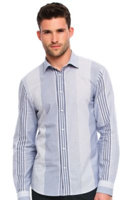 Contrast Striped Shirt 