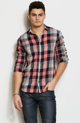 Gauzy Plaid Shirt