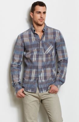 Multicolor Plaid Shirt<br>Online Exclusive