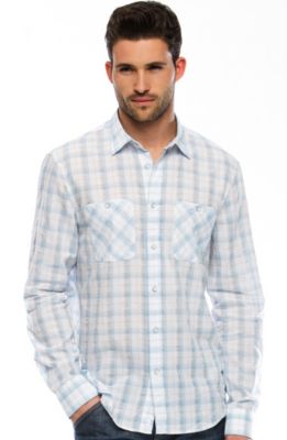 Bias Plaid Pocket Shirt