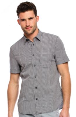 Check Embroidery Shirt 