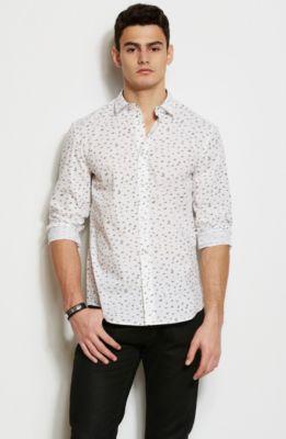 Bird Print Shirt<br>Online Exclusive