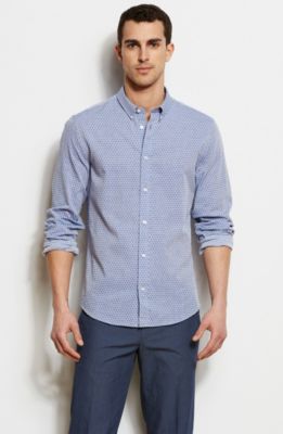 Diamond Jacquard Dress Shirt