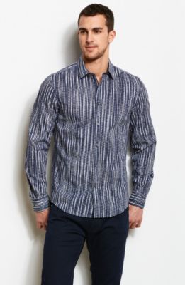 Geometric Striped Shirt