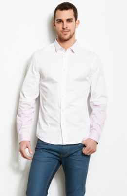 Contrast Sleeve Shirt