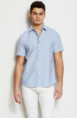 Contrast Sleeve Oxford Shirt