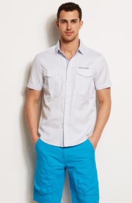 Short Sleeve Dobby Utility Shirt