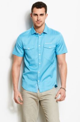 Short Sleeve Dobby Utility Shirt