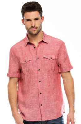 Short Sleeve Linen Shirt