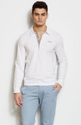 Signature Wings Roll Sleeve Slub Polo<br>Online Exclusive   