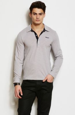 Signature Wings Roll Sleeve Slub Polo<br>Online Exclusive   