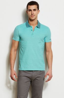 Space Dye Collar Polo