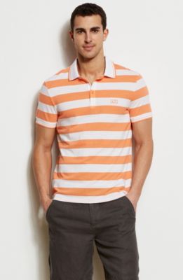 Mesh Stripe Polo