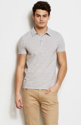 Striped Pima Polo