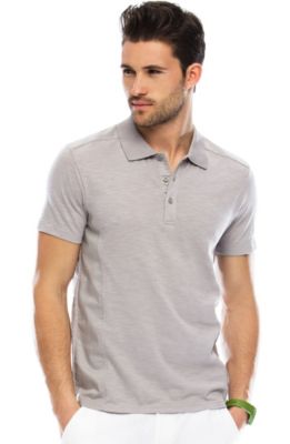 Woven Detail Polo