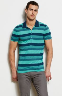 Ombre Stripe Polo