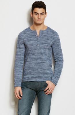 Space Dye Henley