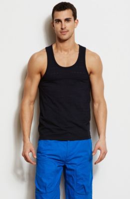 Pointelle Stripe Tank