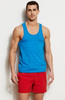 Pointelle Stripe Tank