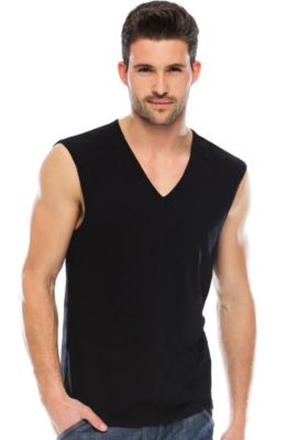Seamed V-neck Tank 