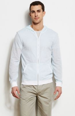 Mesh Stripe Hoodie
