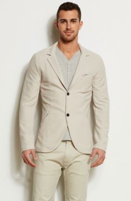 Textured Knit Fitted Blazer