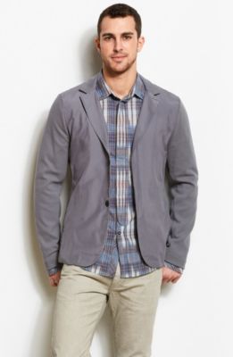 Knit Sleeve Blazer