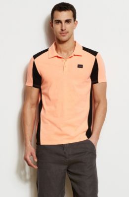 Colorblock Slub Polo