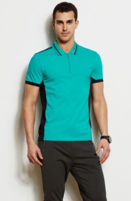 Side Panel Stripe Polo