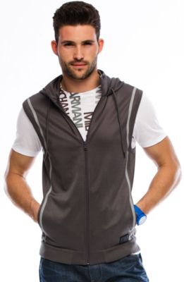 Reflective Tape Hoody Vest 
