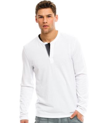Tape Detail Henley