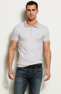 Contrast Trim Pique Polo