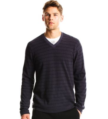 Textured V-Neck