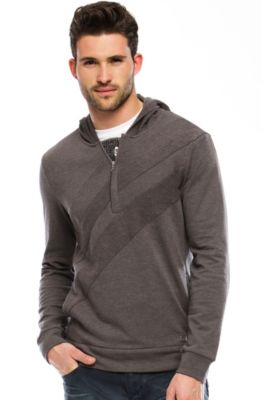 Diagonal Striped Hoody