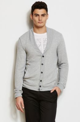 Textured Stripe Cardigan