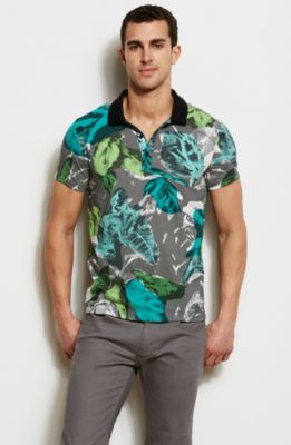 Palm Print Polo