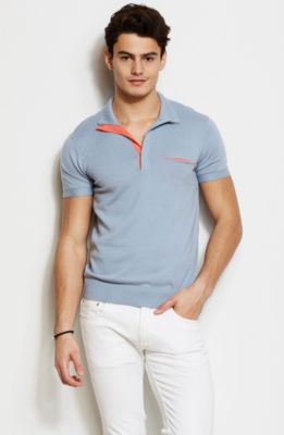 Contrast Placket Polo<br>Online Exclusive