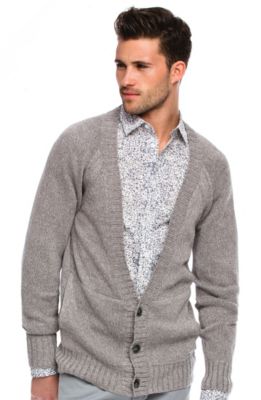 Marled Linen Cardigan 