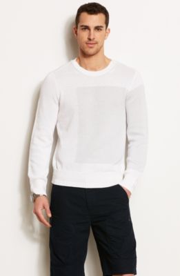 Blocked Crewneck Sweater