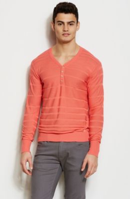 Tonal Stripe Henley